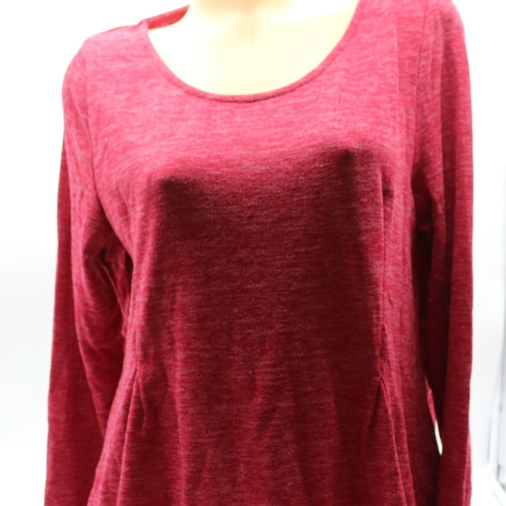 Eliacher Collection Ruffled Blouse - 14 - RedWhite